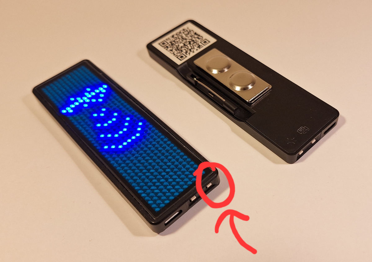 An example of the badge, taken from Badge Magic website
