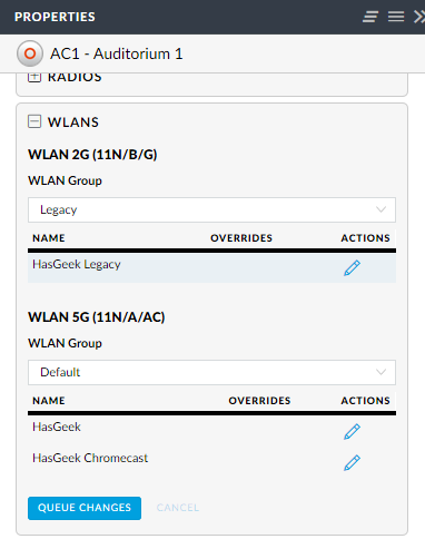 New AP Configuration