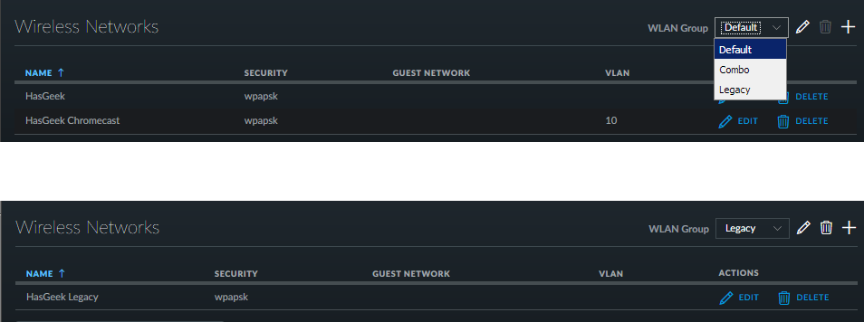 New SSID Configuration